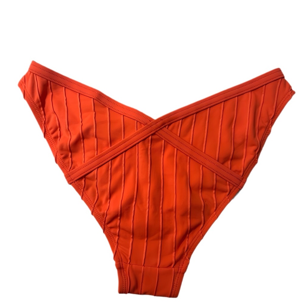 NWT Resort River Island Red/Orange Swim Bottoms w/Stripe Detail US Size 6
UK10 - Picture 2 of 4